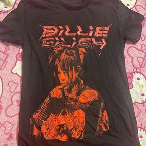 Billie eilish black and red graffic tee